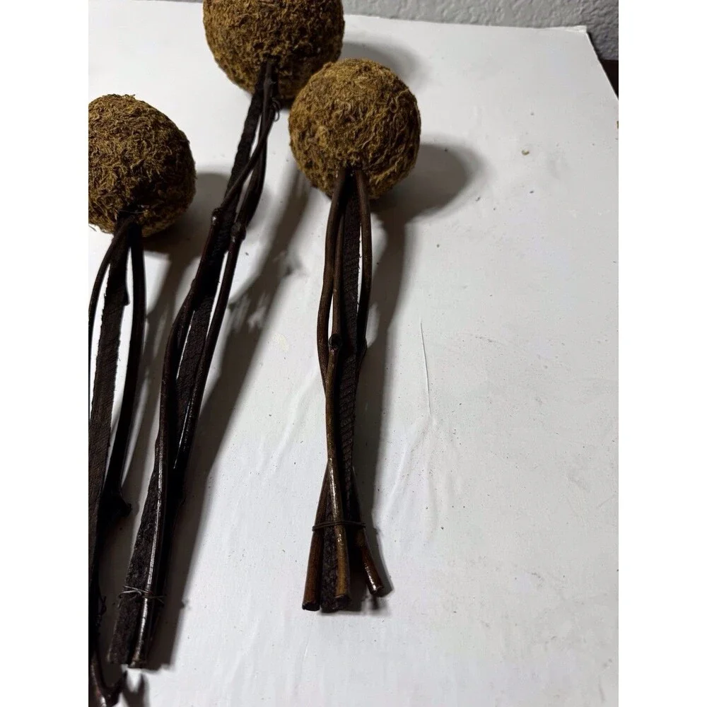 Floral Stems Dried Moss Ball 3 Piece Set